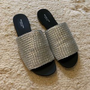 Michael Kors collection leather Slides
